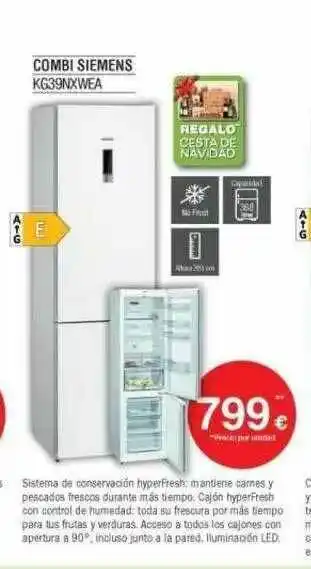 Milar Comi Siemens Kg39nxwea oferta