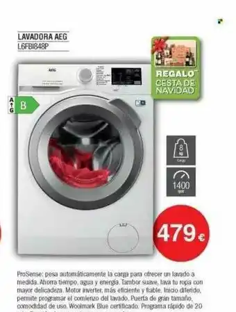 Milar Lavadora Aeg L6fbi848p oferta