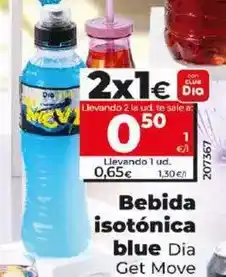 Dia Dia get move - bebida isotónica blue oferta