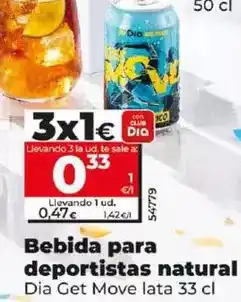Dia Dia get move - bebida para deportistas natural oferta