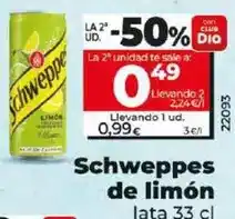 Dia Schweppes - de limon oferta