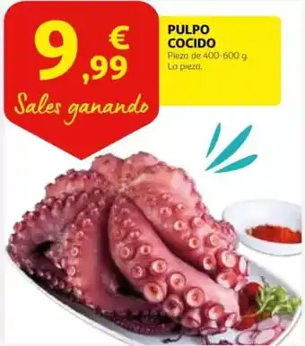 Alcampo Pulpo cocido oferta