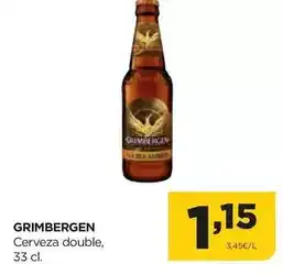 Alimerka Grimbergen - cerveza double oferta