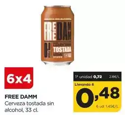 Alimerka Free damm - cerveza tostada sin alcohol oferta