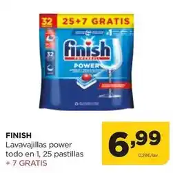 Alimerka Finish - lavavajillas power todo en 1 oferta