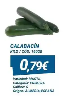 Dialsur Cash & Carry Origen - calabacin oferta