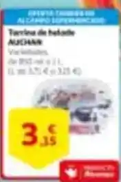 Alcampo Auchan - tarrina de helado oferta