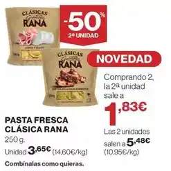 Hipercor Rana - pasta fresca clásica oferta