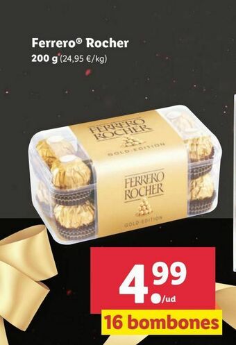Lidl Bombones ferrero rocher oferta