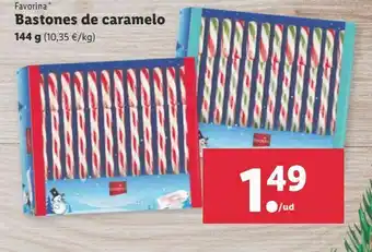 Lidl Caramelos favorina oferta