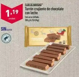 ALDI Chocolate con leche flor oferta
