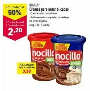 ALDI Producto nocilla oferta