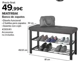 Costco Neat freak - banco de zapatos oferta
