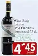 Supermercados Bip Bip Paternina - vino rioja crianza oferta