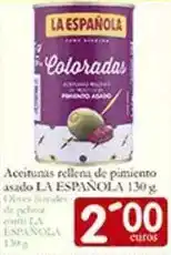 Supermercados Bip Bip La española - aceitunas rellena de pimiento asado oferta