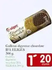 Supermercados Bip Bip Ifa eliges - galletas digestive chocolate oferta