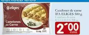 Supermercados Bip Bip Ifa eliges - canelones de carne oferta