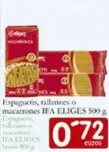 Supermercados Bip Bip Ifa eliges - espaguetis, tallarines o macarrones oferta