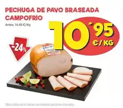 AhorraMas Campofrío - pechuga de pavo braseada oferta