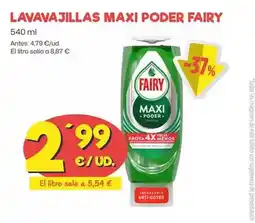 AhorraMas Fairy - lavavajillas maxi poder oferta