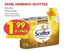 AhorraMas Scottex - papel higienico oferta