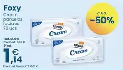 Clarel Foxy - cream panuelos faciales oferta