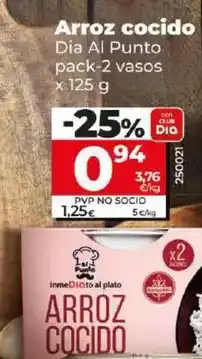 Dia Dia al punto - arroz cocido oferta