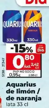 Dia Aquarius - de limon / de naranja oferta