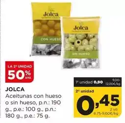 Alimerka Jolca - aceitunas con hueso o sin hueso oferta