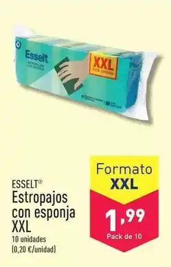 ALDI Esselt - estropajos con esponja xxl oferta