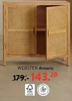 Casa Webster armario oferta