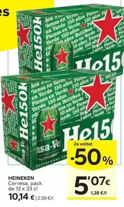 Caprabo Heineken - cervesa oferta