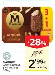 Caprabo Magnum - gelat ametllat oferta