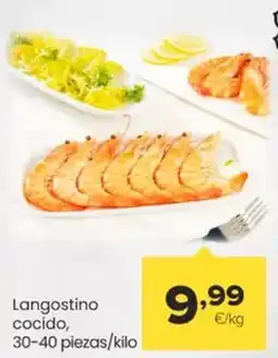 Autoservicios Familia Langostino cocido oferta