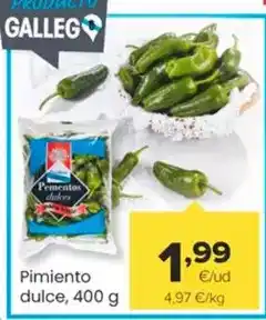 Autoservicios Familia Pimiento dulce oferta