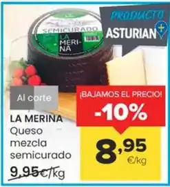 Autoservicios Familia La merina - queso mezcla semicurado oferta