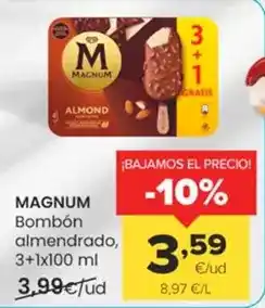 Autoservicios Familia Magnum - bombón almendrado oferta