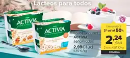 Autoservicios Familia Activia - en los yogures oferta
