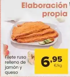 Autoservicios Familia Filete ruso relleno de jamón y queso oferta