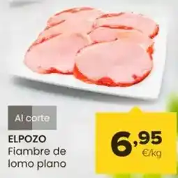 Autoservicios Familia Elpozo - fiambre de lomo plano oferta