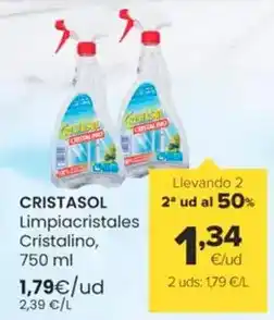 Autoservicios Familia Cristasol - limpiacristales cristalino oferta