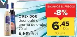 Autoservicios Familia O'rexidor - licor café o crema de orujo oferta
