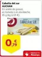 Alcampo Auchan - caballa del sur oferta