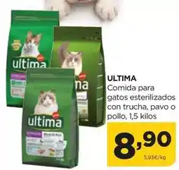 Alimerka Última - comida para gatos esterilizados con trucha oferta