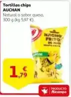 Alcampo Auchan - tortillas chips oferta