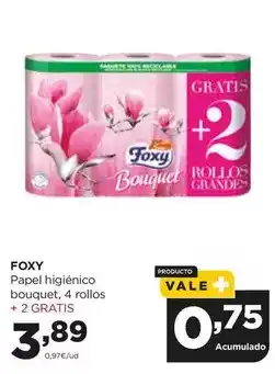 Alimerka Foxy - papel higiénico bouquet, 4 rollos oferta