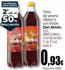 Unide Market Don simón - tinto de verano clasico o con limon oferta