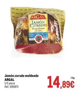 Makro Argal - jamón curado moldeado oferta