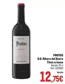 Makro Protos - d.o. ribera del duero tinto crianza oferta