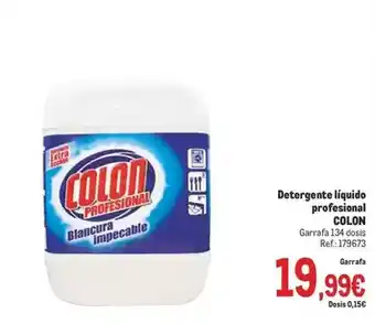 Makro Colon - detergente líquido profesional oferta